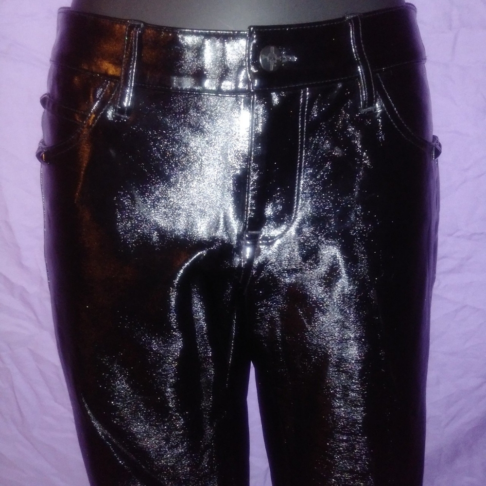 Lip Service Vinyl Jeans - Picture 2 of 4